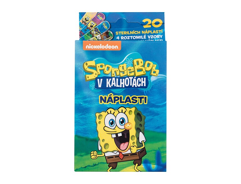 Pflaster Nickelodeon SpongeBob Plaster 20 St. Beschädigte Schachtel