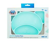 Piatti Canpol babies Silicone Suction Plate Turquoise 500 ml