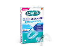 Compresse e soluzioni per la pulizia Corega Pro Cleanser Orthodontic Tabs 30 St.