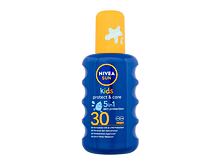 Protezione solare corpo Nivea Sun Kids Protect & Care Sun Spray 5 in 1 SPF30 200 ml