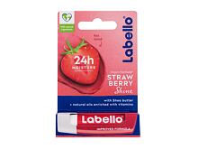 Balsamo per le labbra Labello Strawberry Shine 24h Moisture Lip Balm 4,8 g
