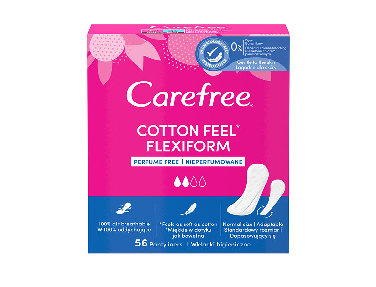 Slipeinlage Carefree Cotton Feel Flexiform 56 St.