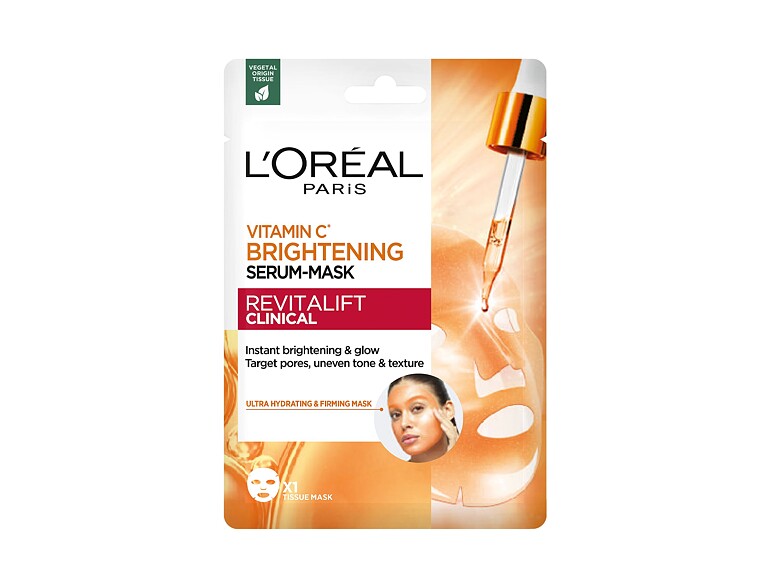 Gesichtsmaske L'Oréal Paris Revitalift Clinical Vitamin C Brightening Serum-Mask 26 g
