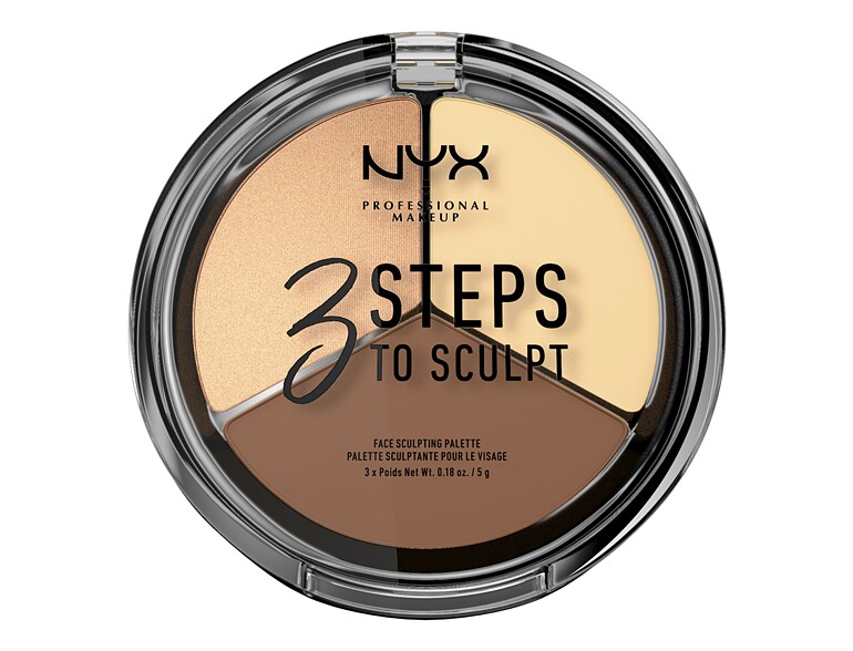 Contouring Palette NYX Professional Makeup 3 Steps To Sculpt 15 g 02 Light