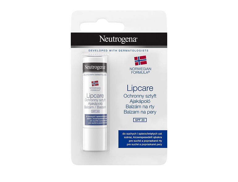 Balsamo per le labbra Neutrogena Norwegian Formula Lip Care SPF20 4,8 g