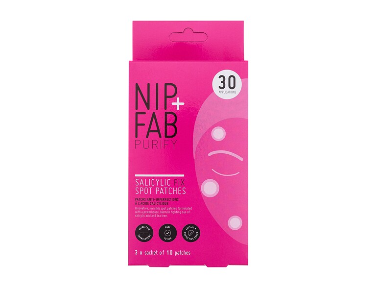 Cura per la pelle problematica NIP+FAB Purify Salicylic Fix Spot Patches 30 St.
