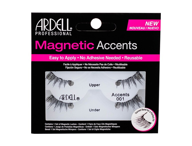 Falsche Wimpern Ardell Magnetic Accents 001 1 St. Black