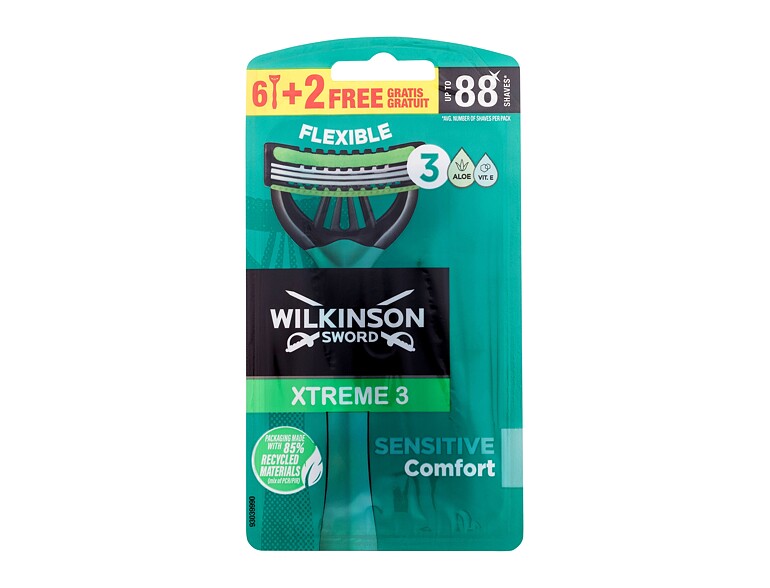 Rasierer Wilkinson Sword Xtreme 3 Sensitive Comfort 8 St.