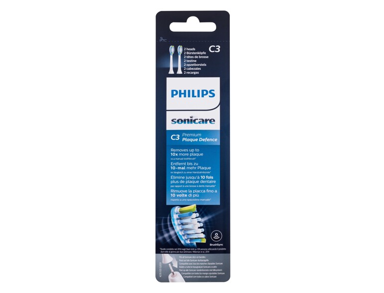 Testa di ricambio Philips Sonicare C3 Premium Plaque Defence HX9042/17 White 2 St.