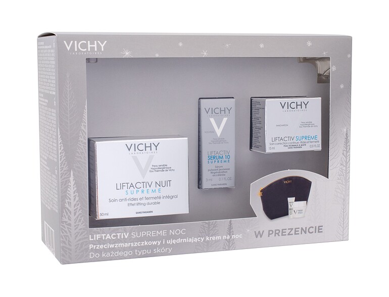 Crema notte per il viso Vichy Liftactiv Supreme 50 ml Sets