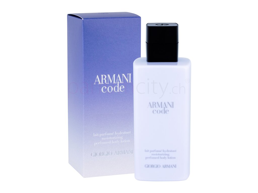 armani code lait parfume hydratant