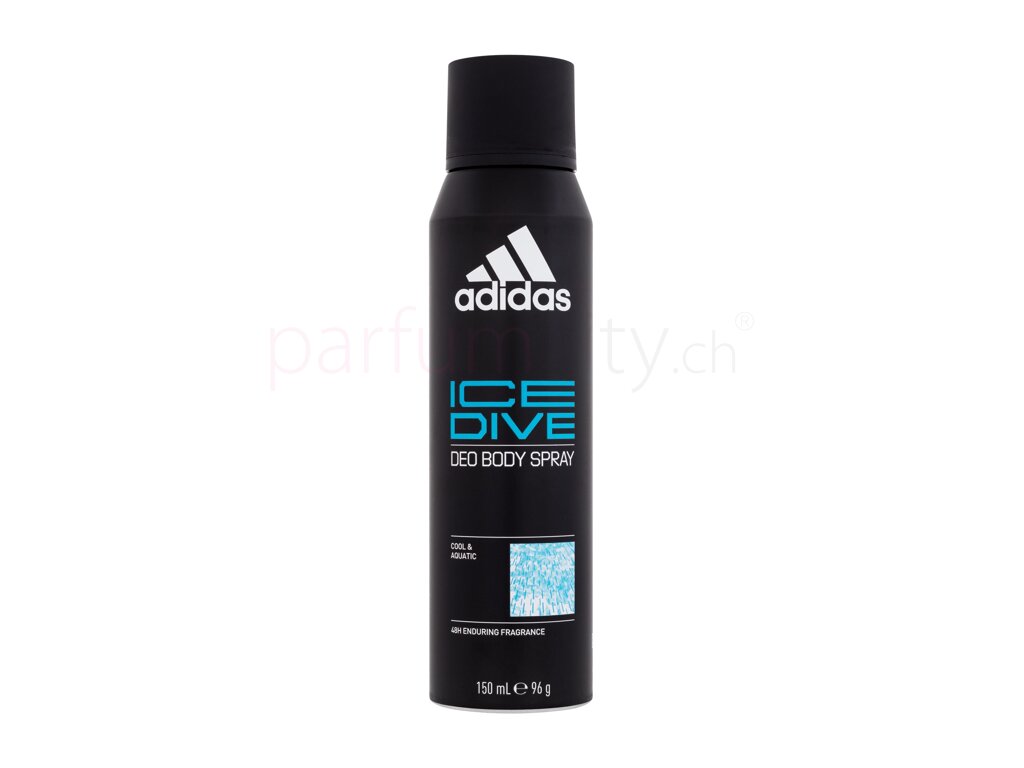 Adidas Ice Dive Deo Body Spray 48H Deodorant Parfumcity.ch