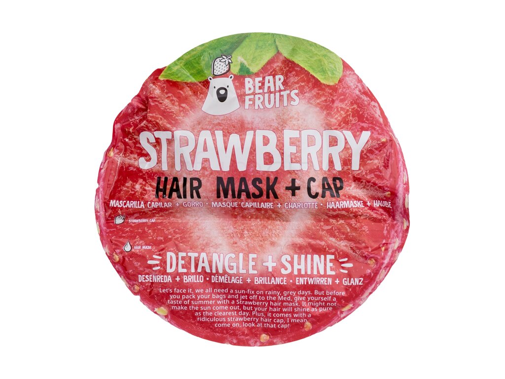Bear Fruits Strawberry Hair Mask + Cap Haarmaske Parfumcity.ch