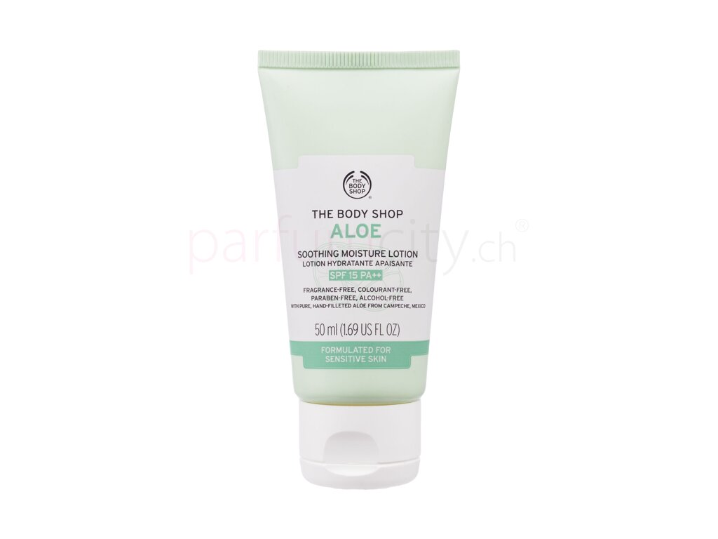 godt Booth Tempel The Body Shop Aloe Soothing Moisture Lotion Tagescreme - Parfumcity.ch