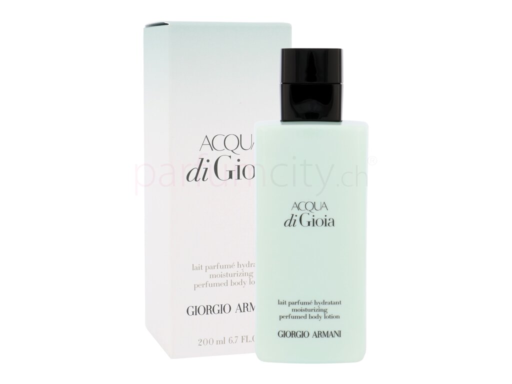 acqua di gioia lait parfume hydratant