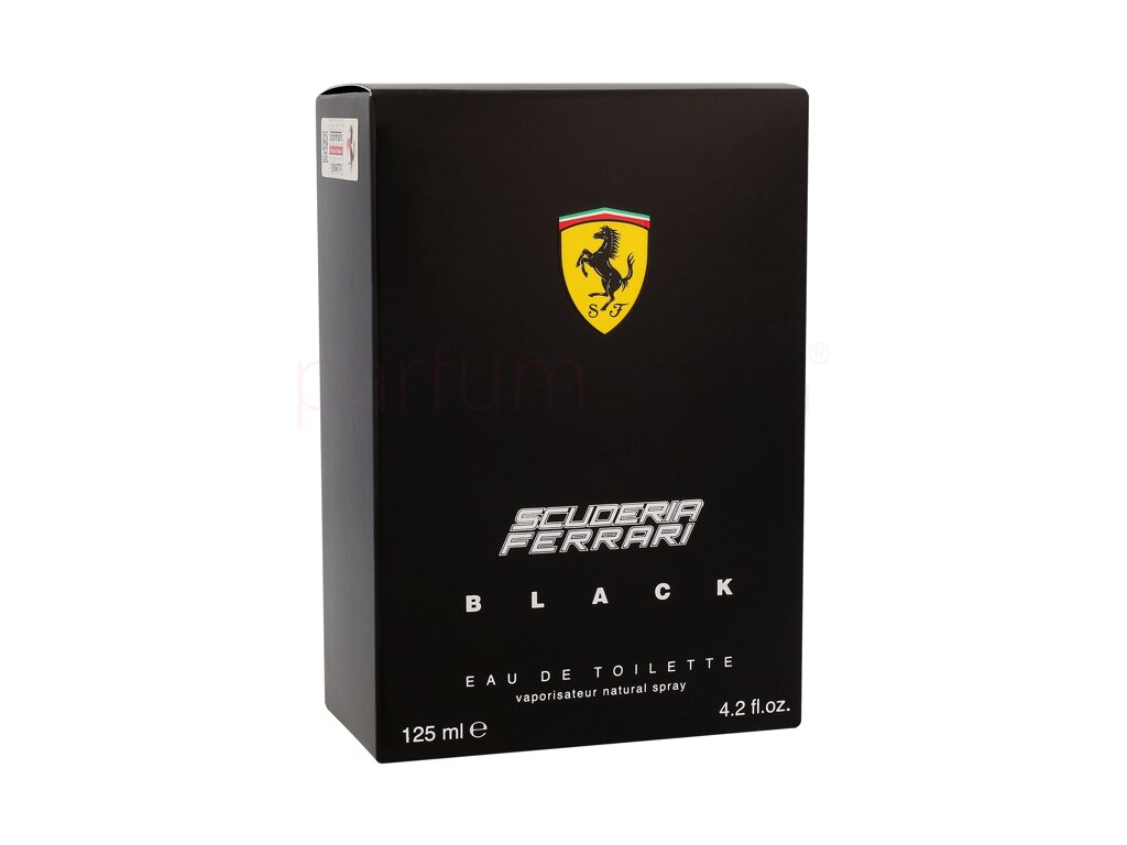 scuderia ferrari black 125 ml ferrari