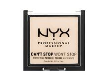 Puder NYX Professional Makeup Can't Stop Won't Stop Mattifying Powder 6 g 01 Fair