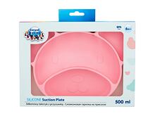 Vaisselle Canpol Babies Silicone Suction Plate Pink 500 ml
