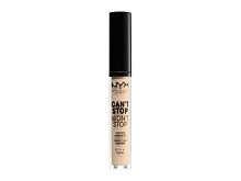 Correcteur NYX Professional Makeup Can't Stop Won't Stop Contour Concealer 3,5 ml 06 Vanilla