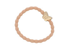 Élastique à cheveux By Eloise London Gold Butterfly Peach 1 St.