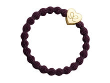 Haargummi By Eloise London Gold Heart Plum 1 St. Plum