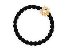 Haargummi By Eloise London Bling Charms Gold Diamanté Sun 1 St. Black