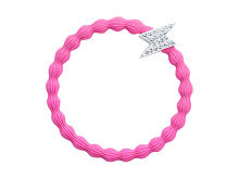 Haargummi By Eloise London Silver Bling Diamanté Bolt 1 St. Neon Pink