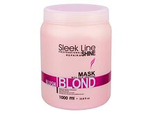Haarmaske Stapiz Sleek Line Blush Blond 250 ml