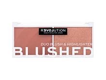 Contouring Palette Revolution Relove Colour Play Blushed Duo Blush & Highlighter 5,8 g Baby