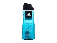 Duschgel Adidas Ice Dive Shower Gel 3-In-1 New Cleaner Formula 250 ml