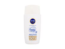 Sonnenschutz fürs Gesicht Nivea Sun Triple Protect Ultra-Light Hydrating Fluid SPF50+ 40 ml