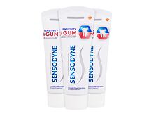 Zahnpasta  Sensodyne Sensitivity & Gum Whitening Trio 3x75 ml