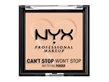 Poudre NYX Professional Makeup Can't Stop Won't Stop Mattifying Powder 6 g 11 Bright Translucent