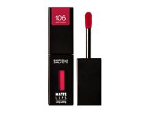 Lippenstift Gabriella Salvete Matte Lips 4,5 ml 106 Red Moon