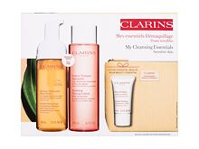 Schiuma detergente Clarins My Cleansing Essentials Sensitive Skin 150 ml Sets