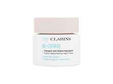 Maschera per il viso Clarins Re-Charge Hydra-Replumping Night Mask 50 ml