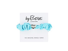 Haargummi By Eloise London Silk Scrunchie Silver Heart Moonlight 1 St.