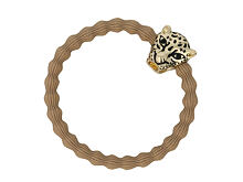 Haargummi By Eloise London Gold Bling Jaguar Camel 1 St.