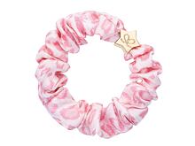 Haargummi By Eloise London Silk Scrunchie Gold Star 1 St. Pink Leopard