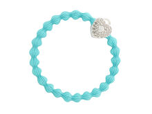 Haargummi By Eloise London Silver Bling Heart Lock 1 St. Turquoise