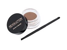 Gel e pomate per sopracciglia Makeup Revolution London Brow Pomade With Double Ended Brush 2,5 g Sof