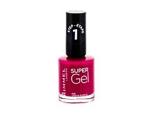 Nagellack Rimmel London Super Gel STEP1 12 ml 025 Urban Purple