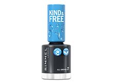 Vernis à ongles Rimmel London Kind & Free 8 ml 158 All Greyed Out