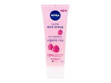 Peeling per il viso Nivea Rice Scrub Glow Bio Raspberry 75 ml