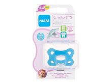 Sucette MAM Comfort 2 Silicone Pacifier 2-6m Blue 1 St.