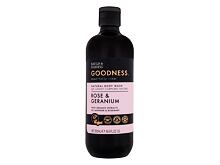 Gel douche Baylis & Harding Goodness Rose & Geranium Natural Body Wash 500 ml