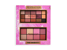 Blush Makeup Revolution London Pink Moments Face & Eye Gift Set 16 g Sets