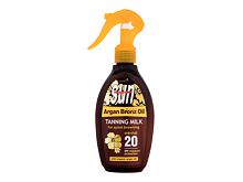 Sonnenschutz Vivaco Sun Argan Bronz Oil Tanning Milk SPF20 200 ml
