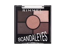 Fard à paupières Rimmel London Scandaleyes 5 Pan Eyeshadow Palette 3,8 g 003 Rose Quartz