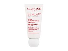 Crème de jour Clarins UV Plus 5P Multi-Protection Moisturizing Screen SPF50 50 ml Rose